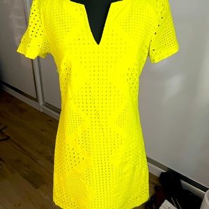 Trina Turk Lime green dress